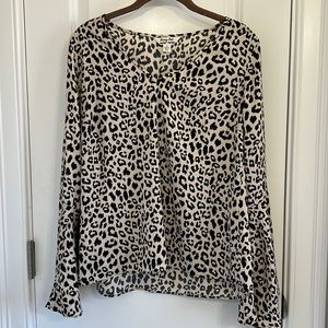 Size small cheetah print blouse